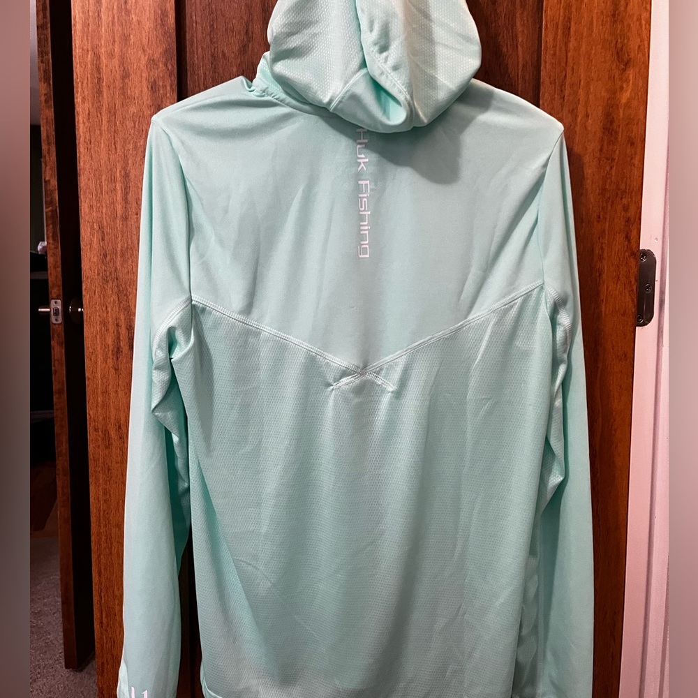 HUK fishing quarter zip